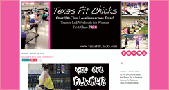 Desktop Screenshot of blog.texasfitchicks.com